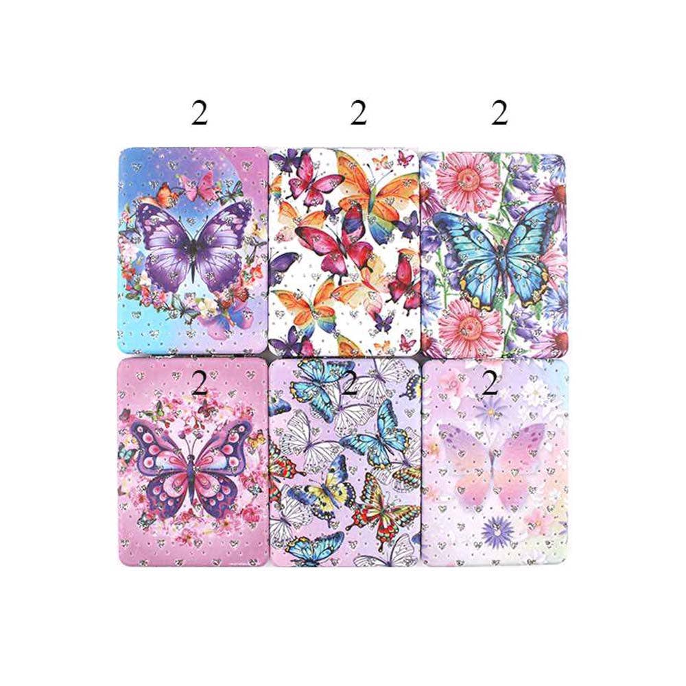 Butterfly Prints Cosmetic Mirrors