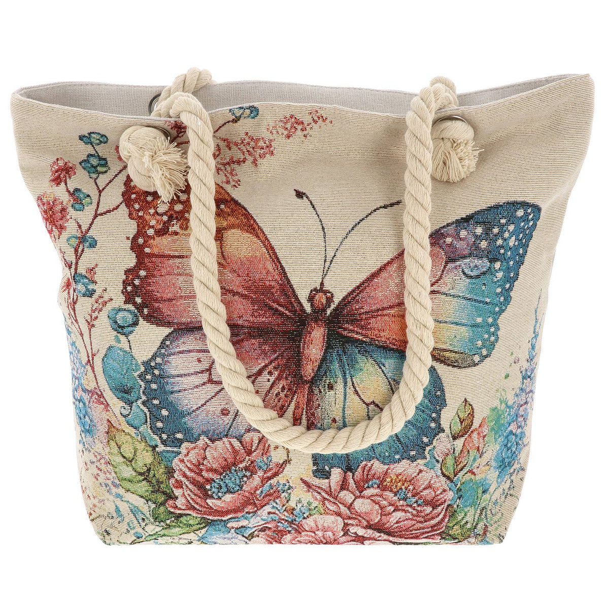 Vibrant Butterfly Tote Bag
