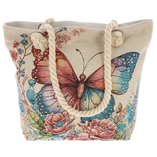 Vibrant Butterfly Tote Bag