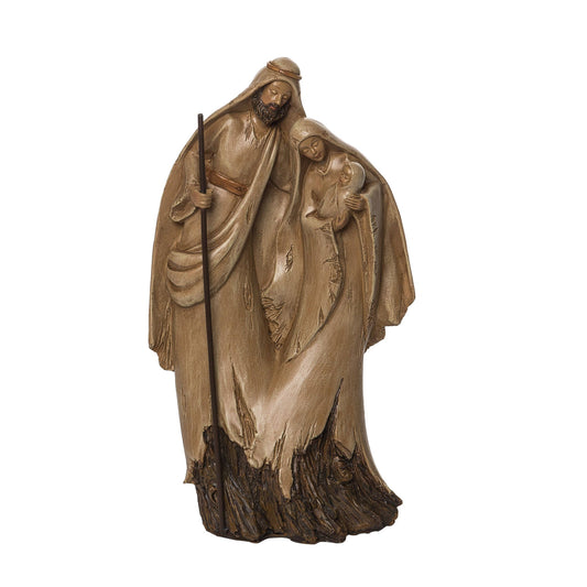 Holy Family Carved-like resin image 9.96 in.
