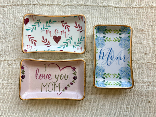I Love You Mom Jewelry Tray