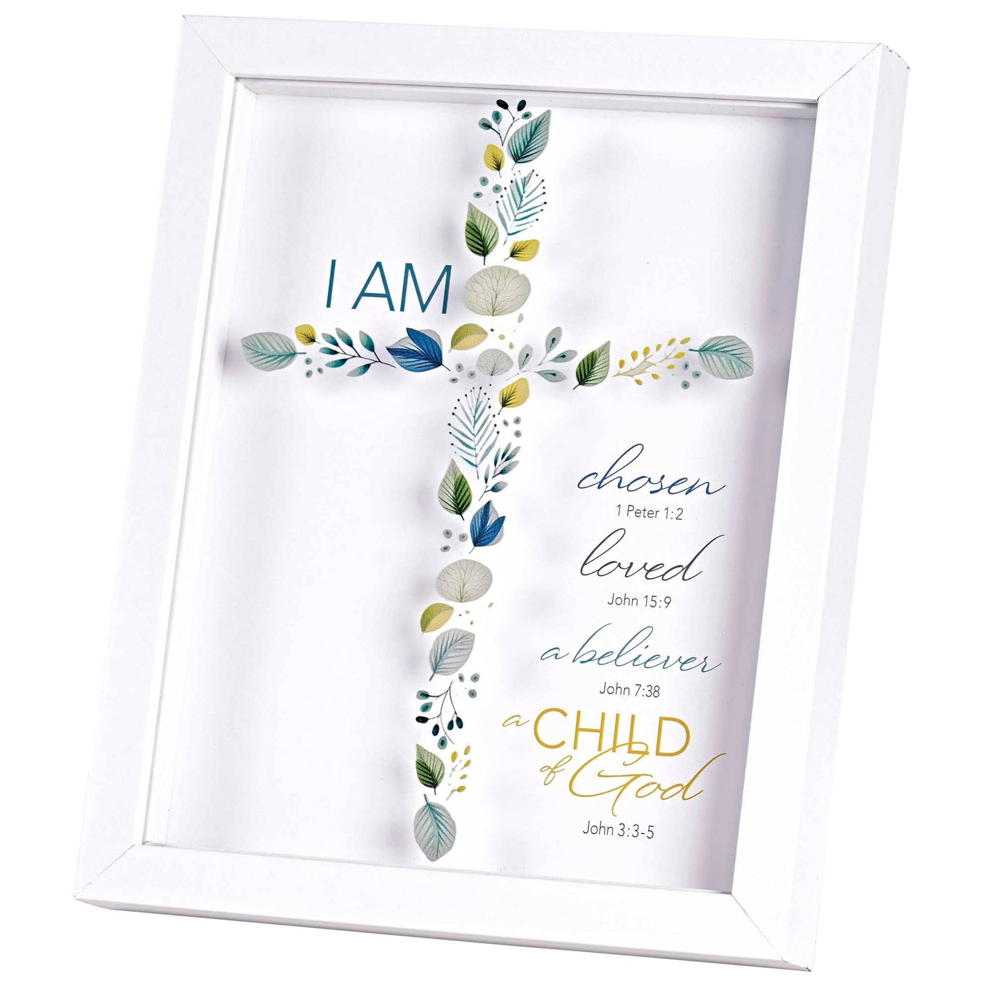 I Am Chosen Glass Framed Art