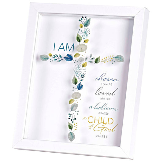 I Am Chosen Glass Framed Art