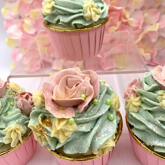 Rose Designer Soap Cupcakes