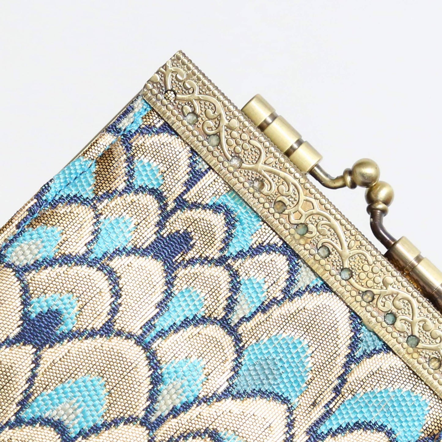 Small Feather Brocade, Card Holders with RFID Protection