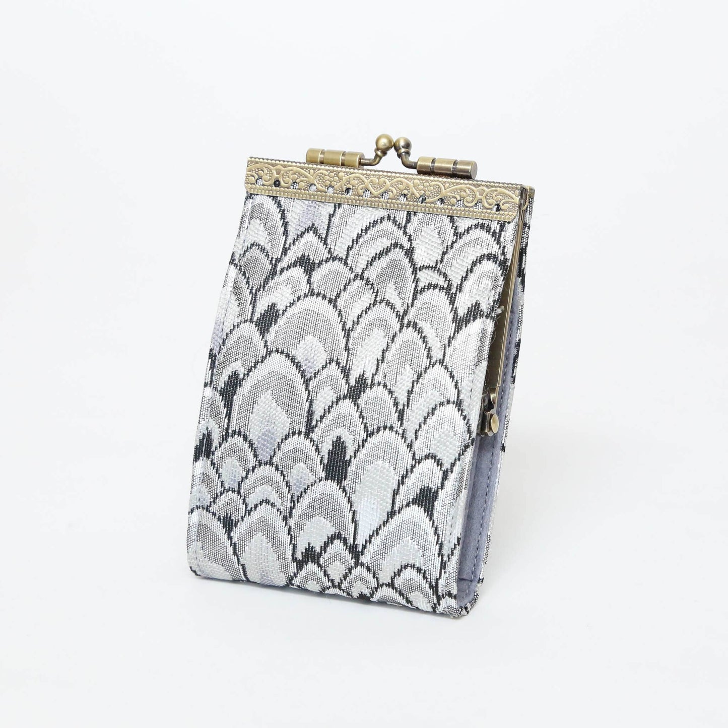 Small Feather Brocade, Card Holders with RFID Protection