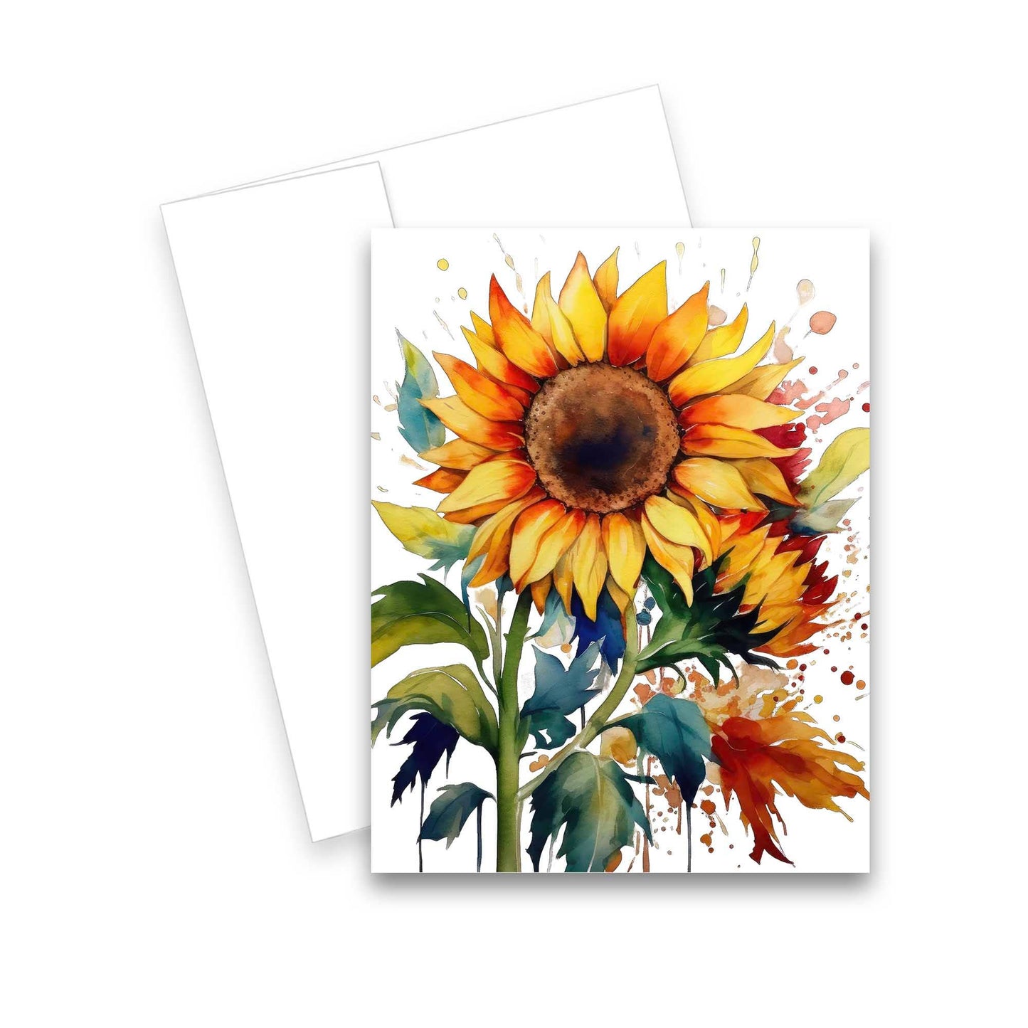Greeting Cards- Assorted Sunflower Blank Notecards 6pk