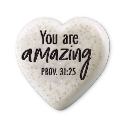 You Are Amazing Heart Stone