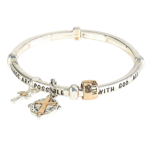 MESSAGE BRACELET MATT 19:26
