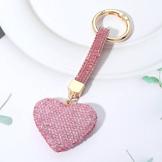 Bling Studded Heart Keychain / Bag Charm
: PK