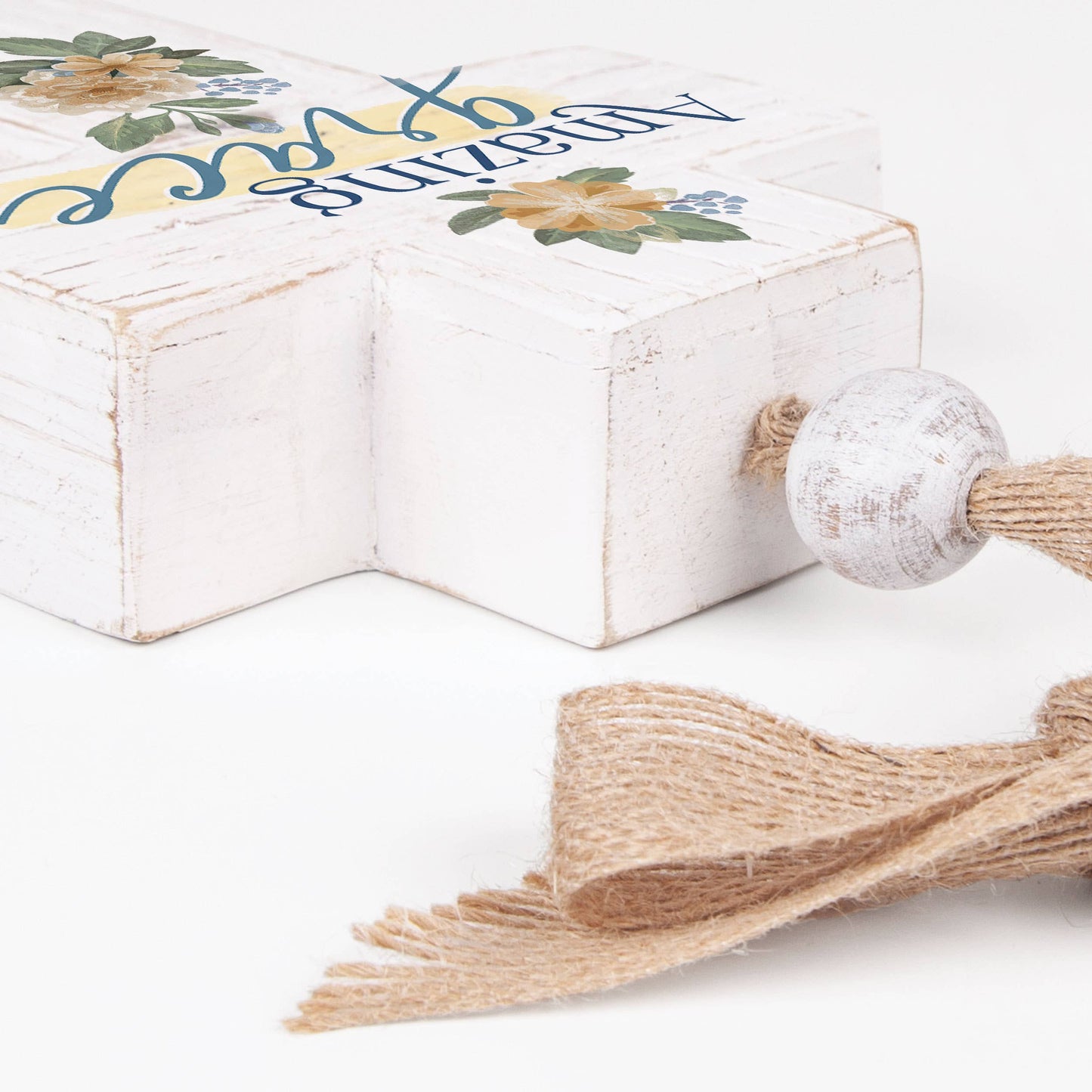 Amazing Grace Whitewashed Cross