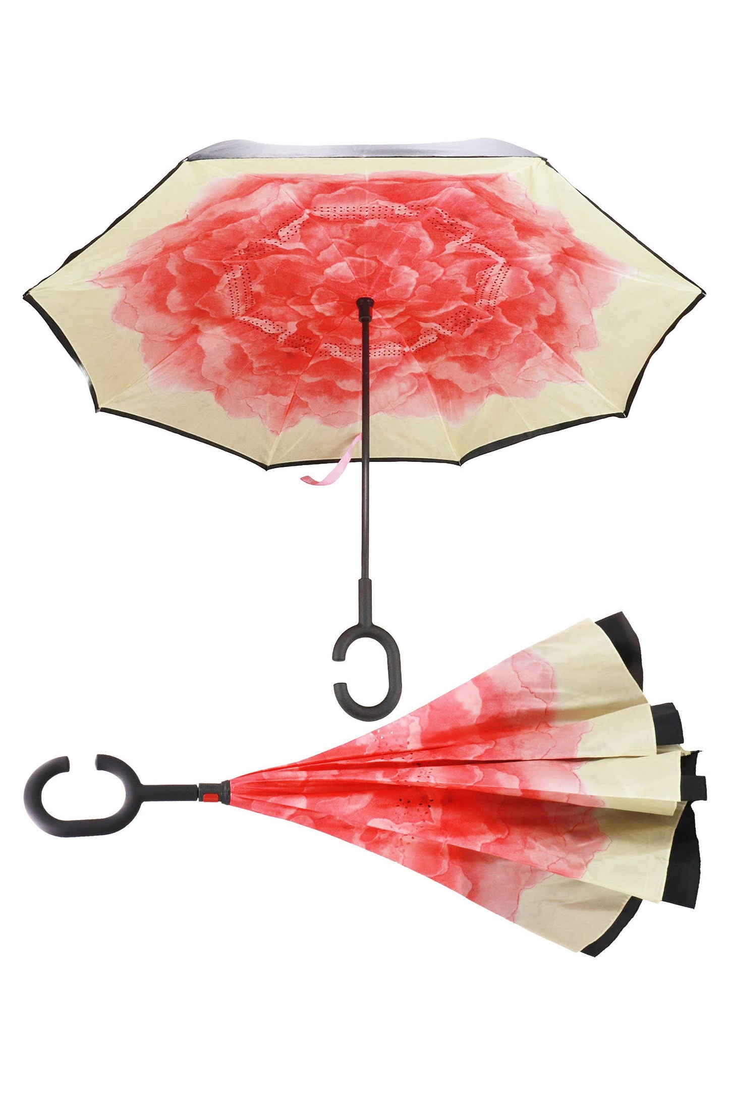 Umbrella- reverse open inverted