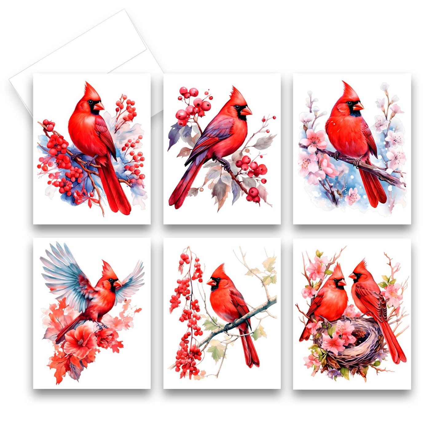 Greeting cards- Assorted Cardinal 6pk