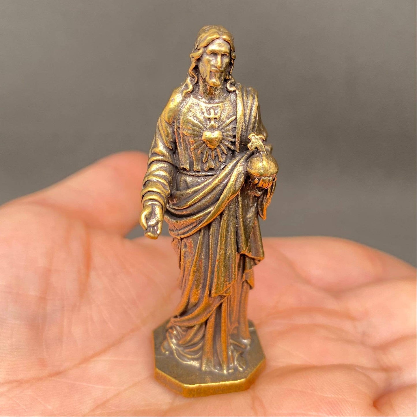 Brass Jesus Statue Small
