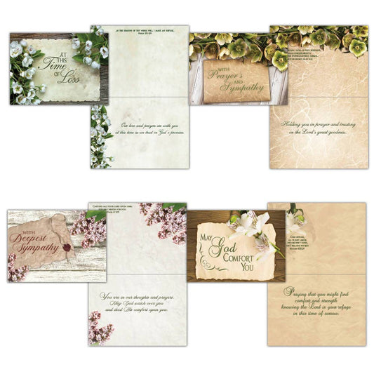 Vintage Floral Sympathy Cards