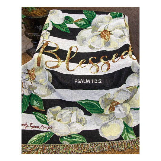 Blessed Magnolia Throw