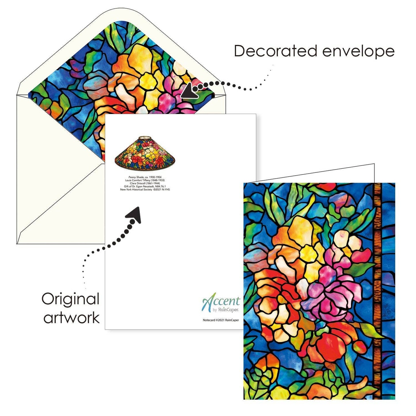 Blank Note Cards Tiffany Stained Glass Masterworks
