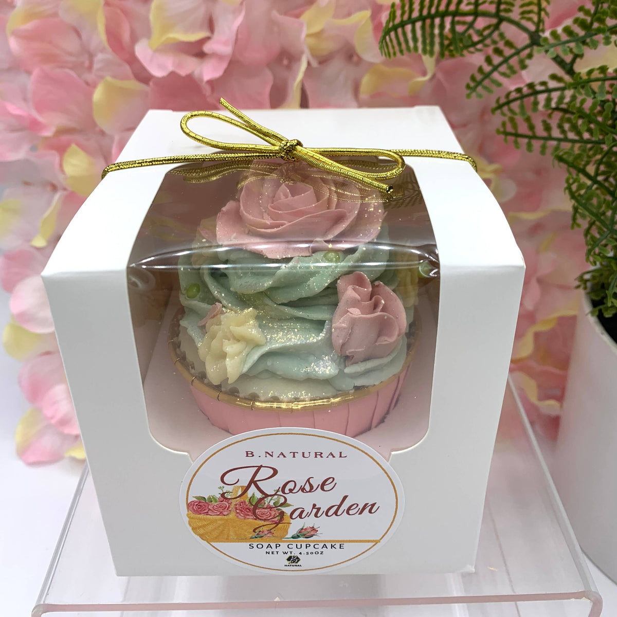 Rose Designer Soap Cupcakes