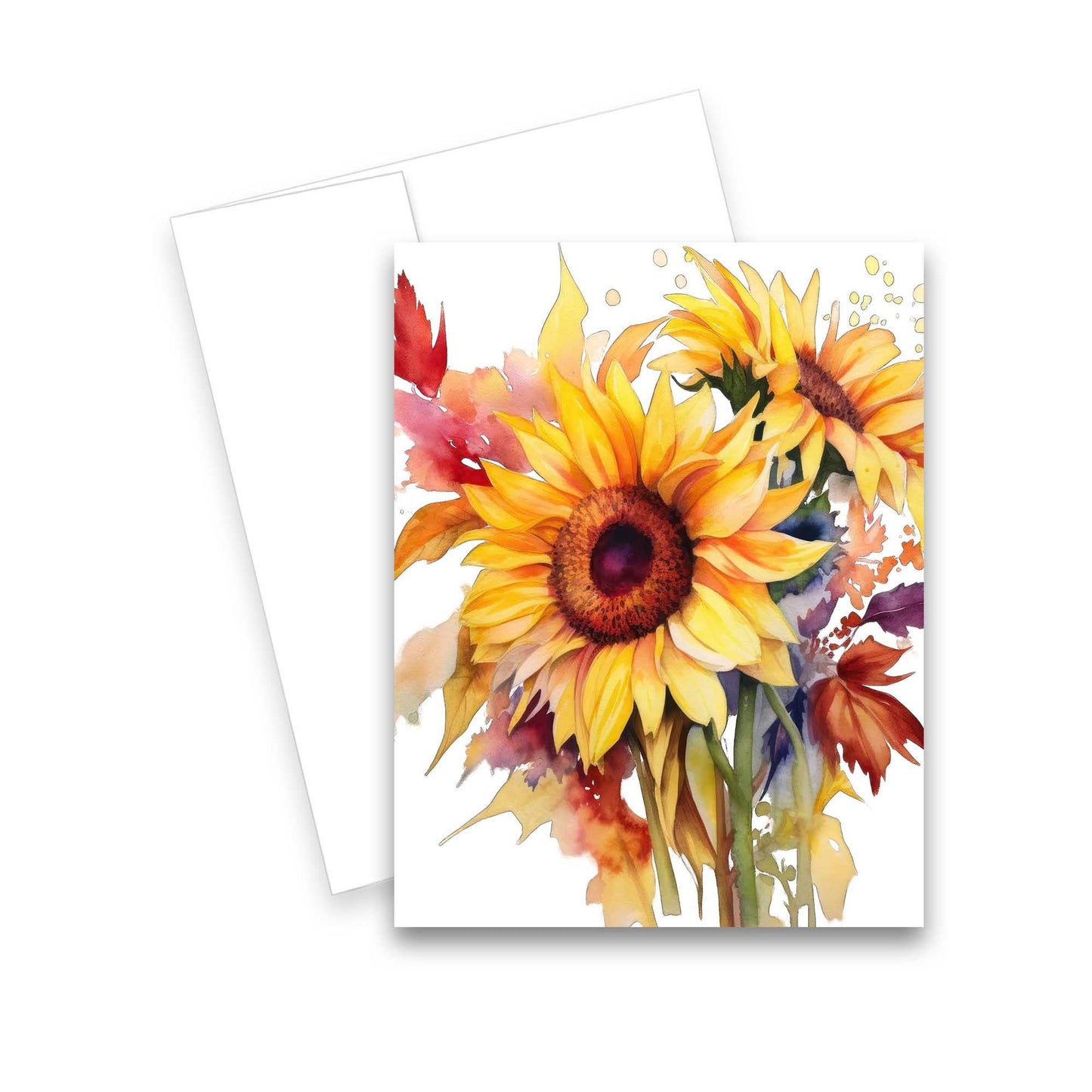 Greeting Cards- Assorted Sunflower Blank Notecards 6pk