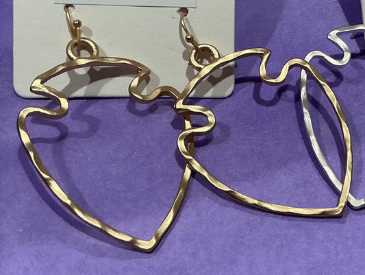 Gold Arrow Dangles