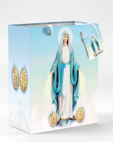 Small Miraculous Medal Gift Bag w/ Gift Tissue