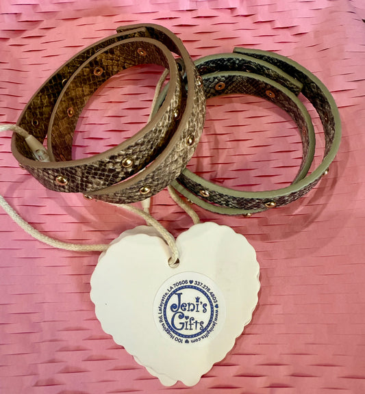 Grey Snake Bracelet